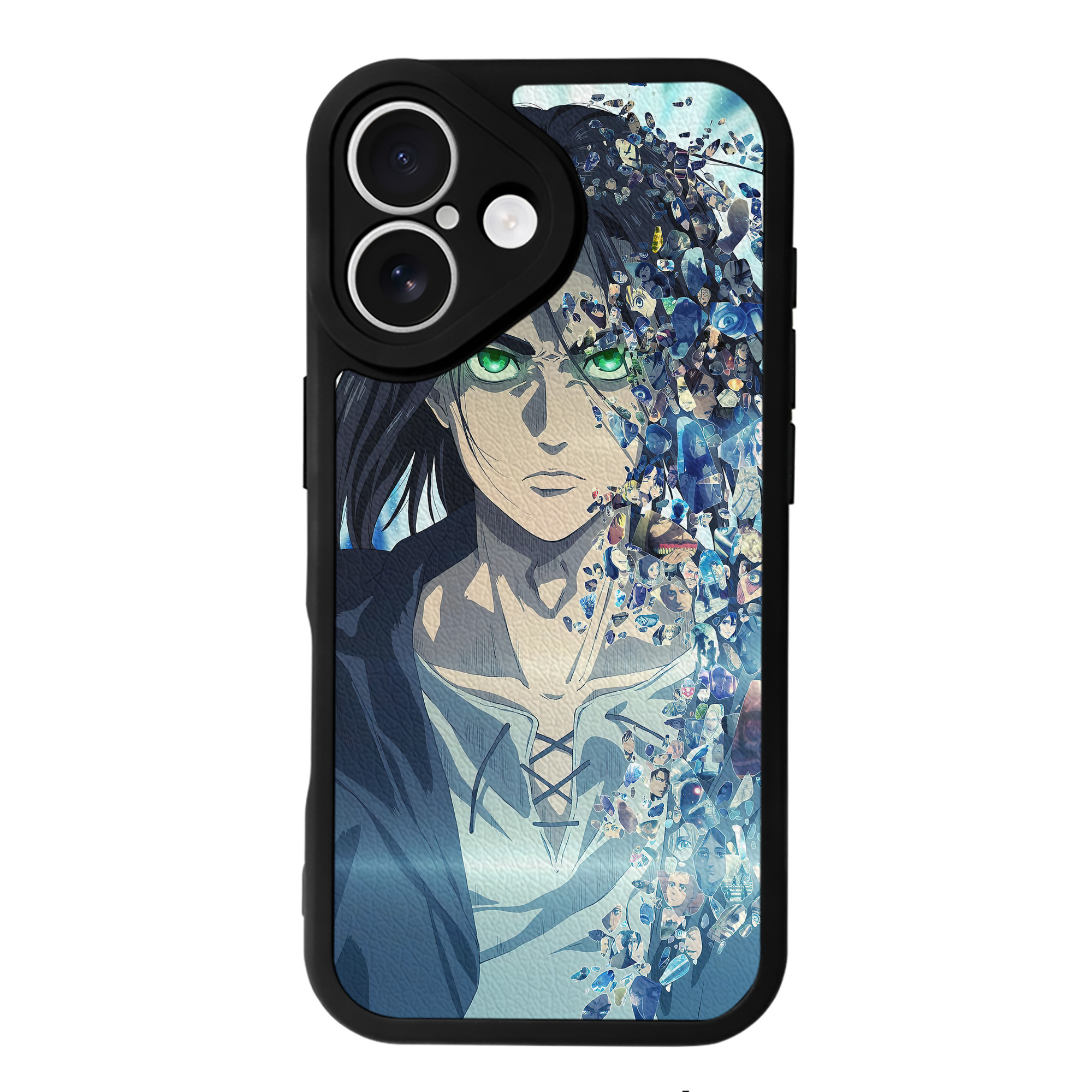 （画像用） 進撃の巨人 Attack on Titan 【iPhone 16シリーズ対応】シリコンスマホケース（レザー調） 材質：シリコン